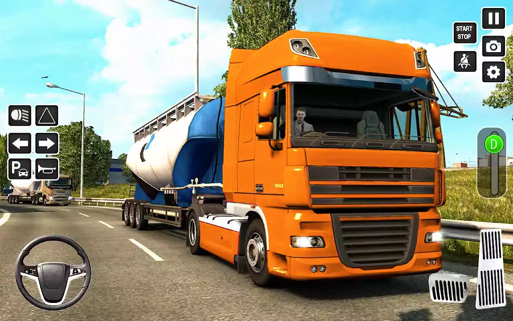 卡车运输停车场模拟游戏 截图