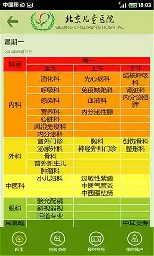北京市儿童医院app 截图