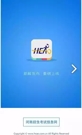 河南招生考试信息网官方网站 截图