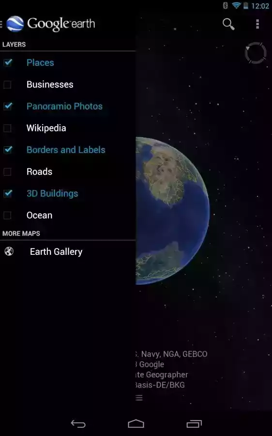 google earth在线地图 截图