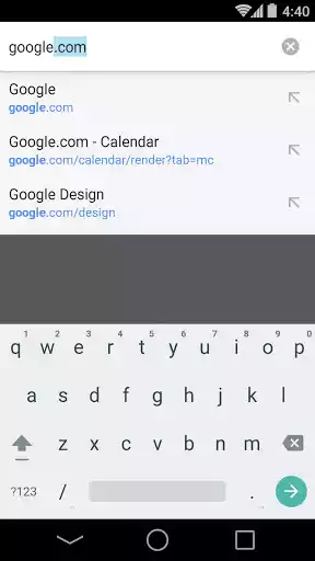 chrome for android 截图