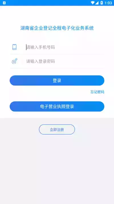 湖南企业登记app官方正版 截图