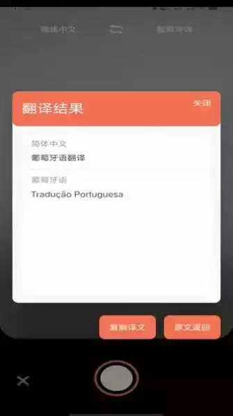 葡萄牙语翻译网站 截图